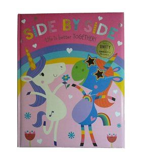 Side By Side Life Is Better Together! LARGE BOOK Hardcover Christmas Unity